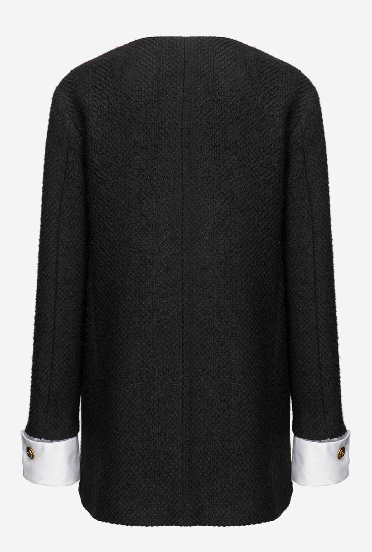 Black Women's Pinko Bouclé Coats | Ireland-41290379