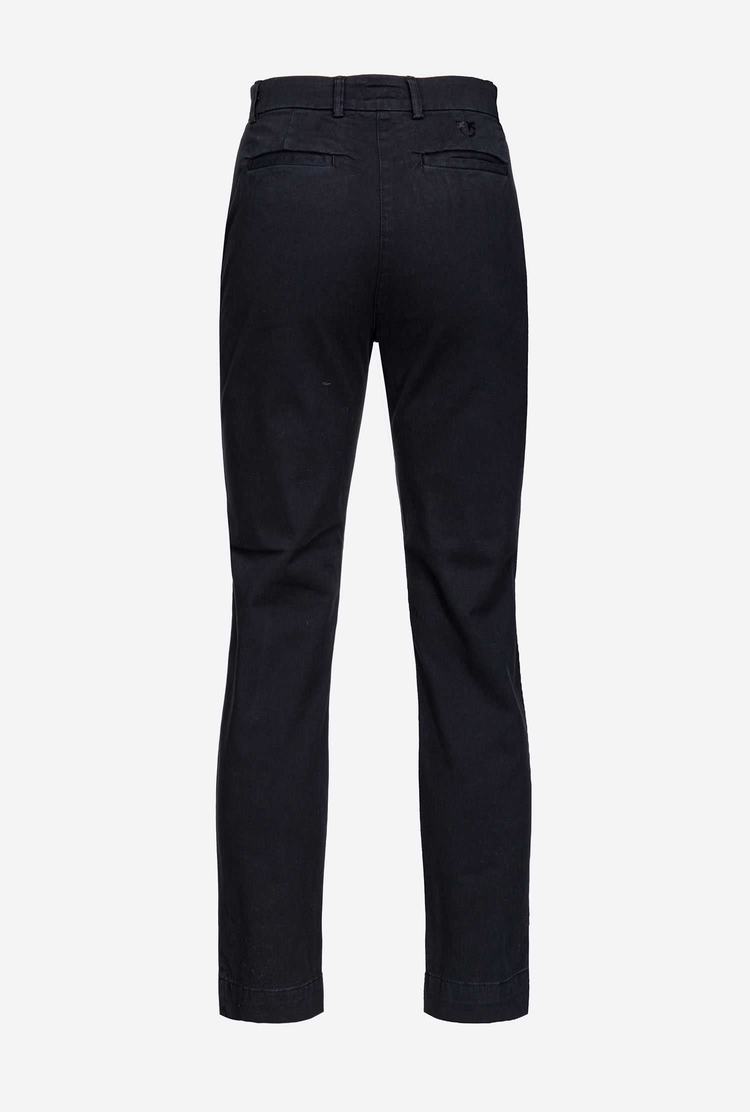 Black Women's Pinko Chino Pants | Ireland-72480959