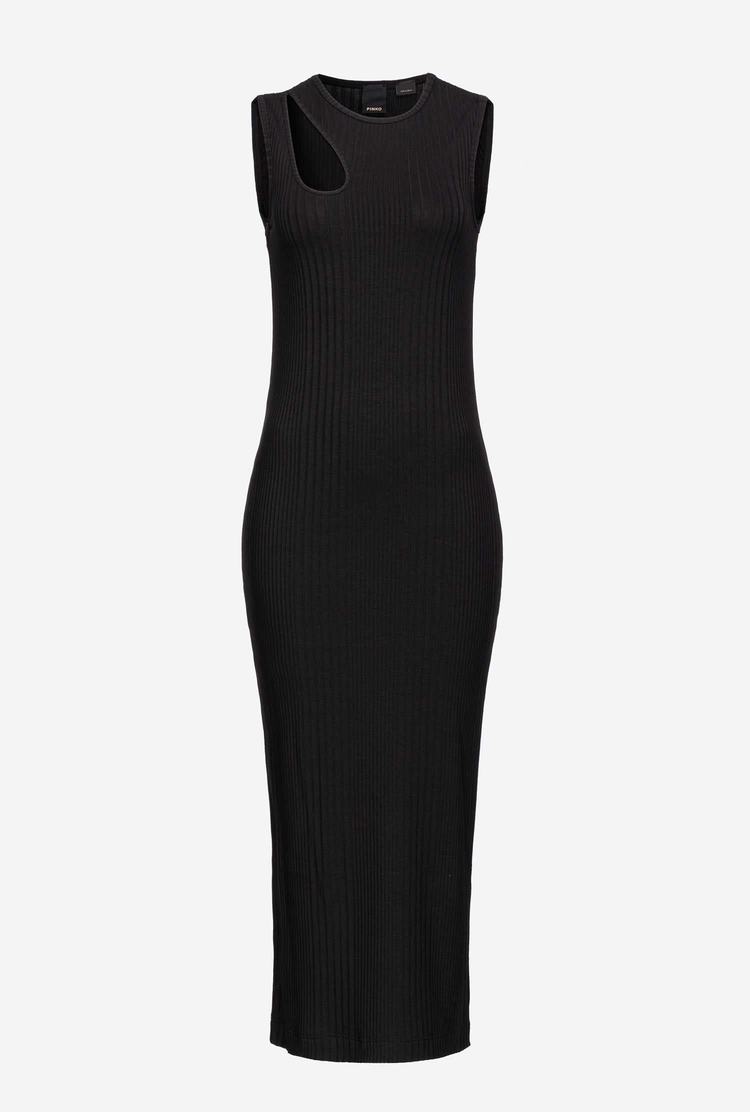 Black Women's Pinko Cut-out Detail Dress | Ireland-47638509