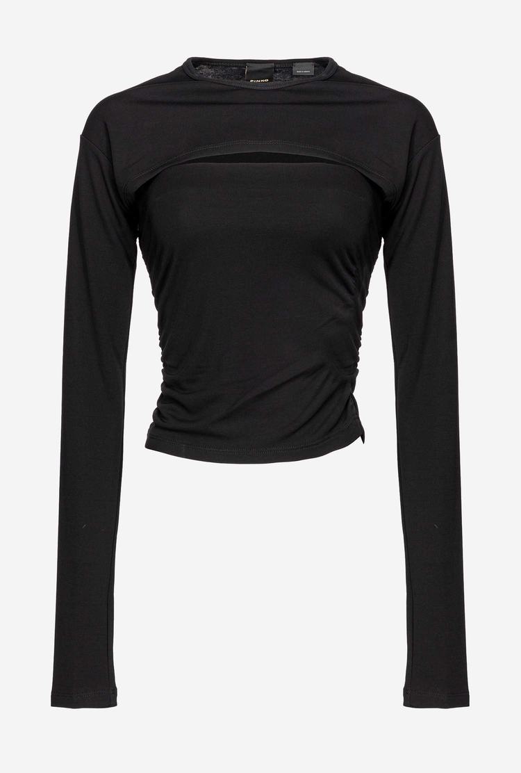 Black Women's Pinko Cut-out Sweaters | Ireland-20856139