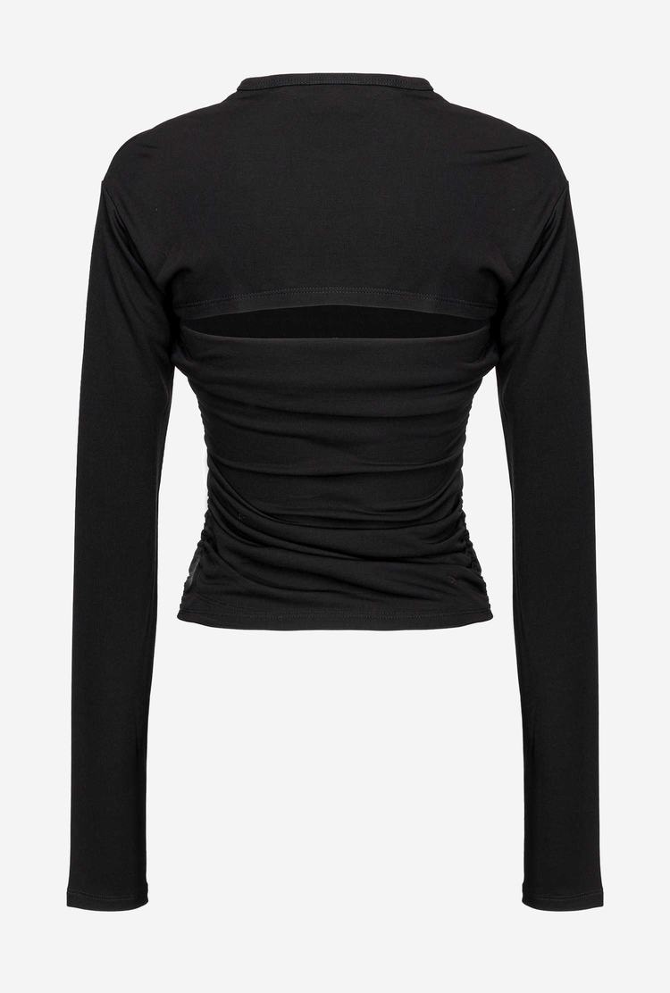 Black Women's Pinko Cut-out Sweaters | Ireland-20856139