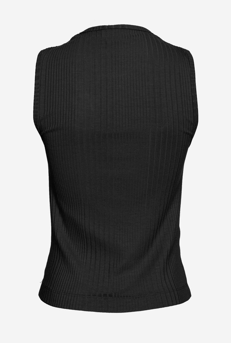 Black Women's Pinko Cut-out Tanks | Ireland-26873419