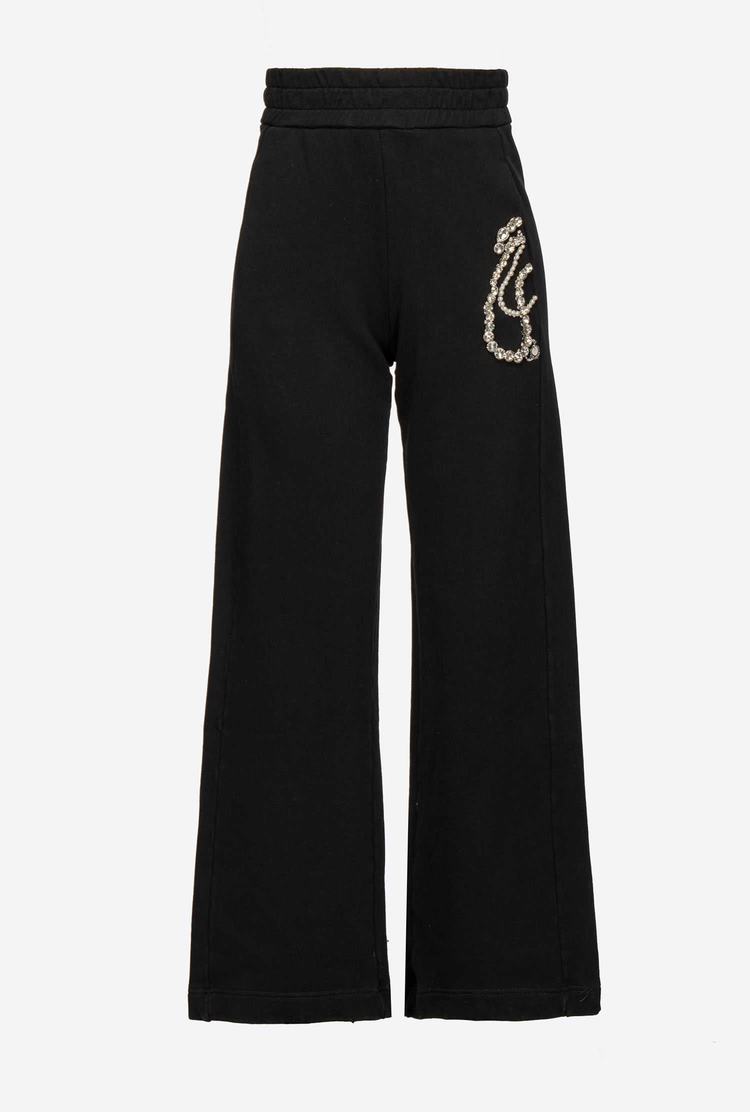 Black Women's Pinko Diabolik Pants | Ireland-93206459