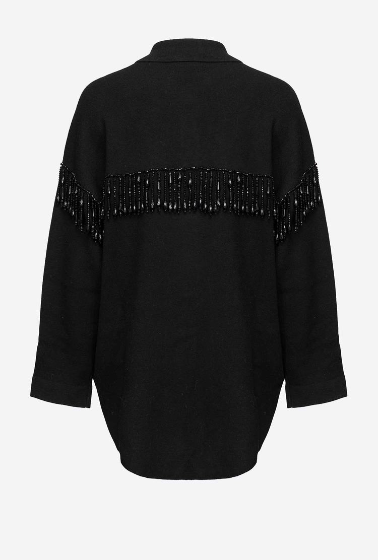 Black Women's Pinko Embellishment Jackets | Ireland-13879249