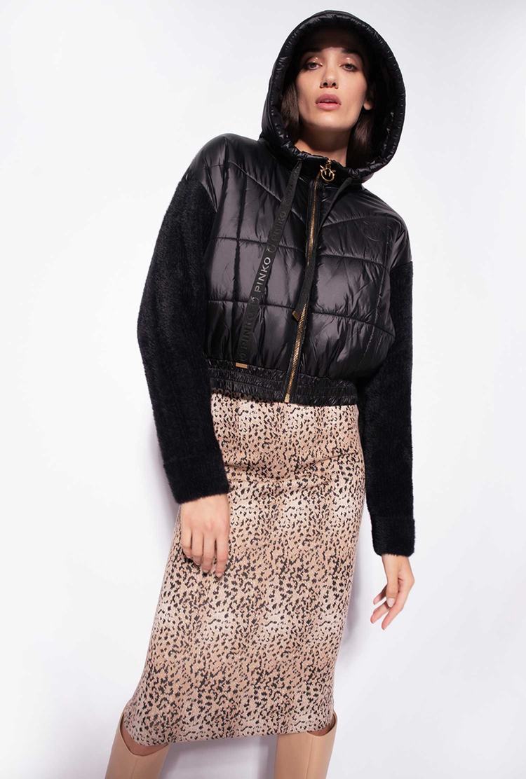 Black Women's Pinko Faux Fur Jackets | Ireland-36918579