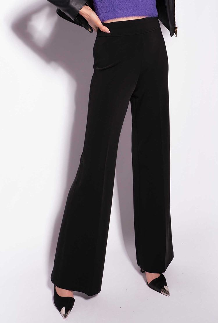 Black Women's Pinko Flared Pants | Ireland-82093519