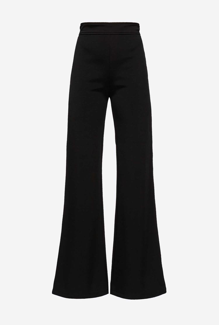 Black Women's Pinko Flared Pants | Ireland-82093519