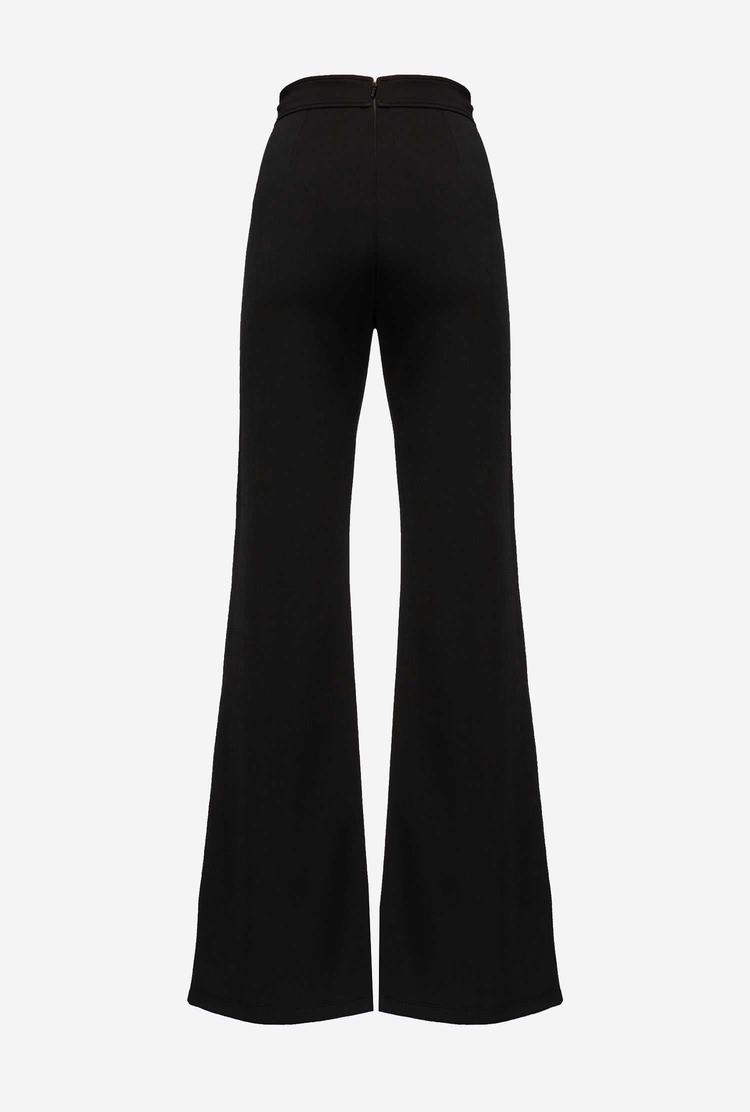 Black Women's Pinko Flared Pants | Ireland-82093519