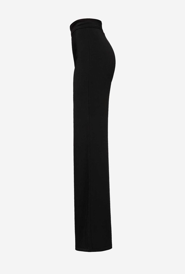 Black Women's Pinko Flared Pants | Ireland-82093519