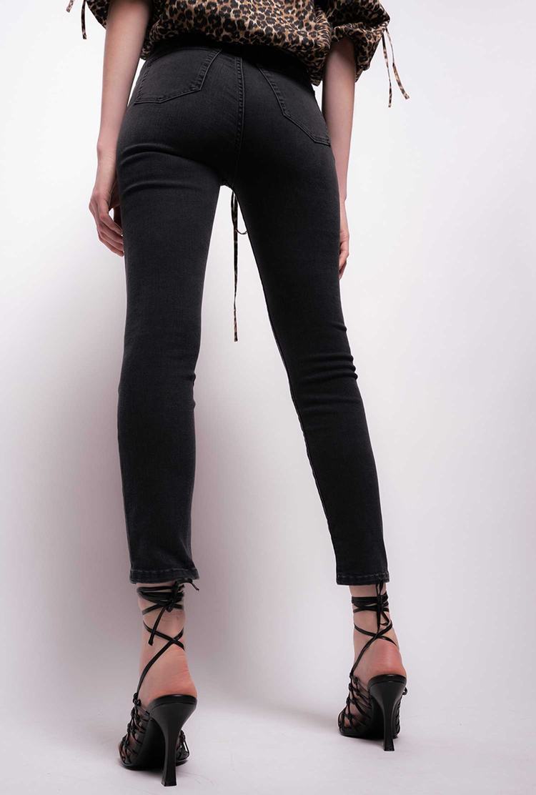 Black Women's Pinko Love Birds Jeans | Ireland-24690579