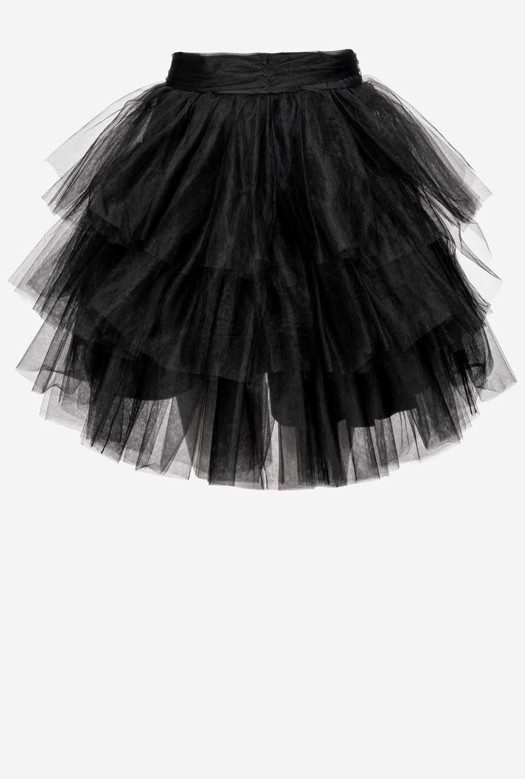 Black Women's Pinko Mini In Tulle Skirts | Ireland-52140369