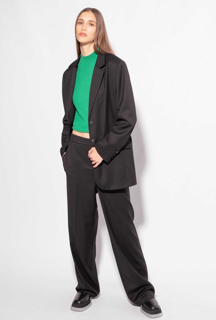 Black Women's Pinko Oversized Blazers | Ireland-59672849