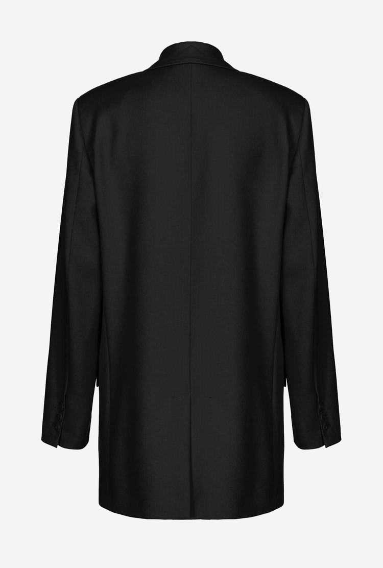 Black Women's Pinko Oversized Blazers | Ireland-59672849