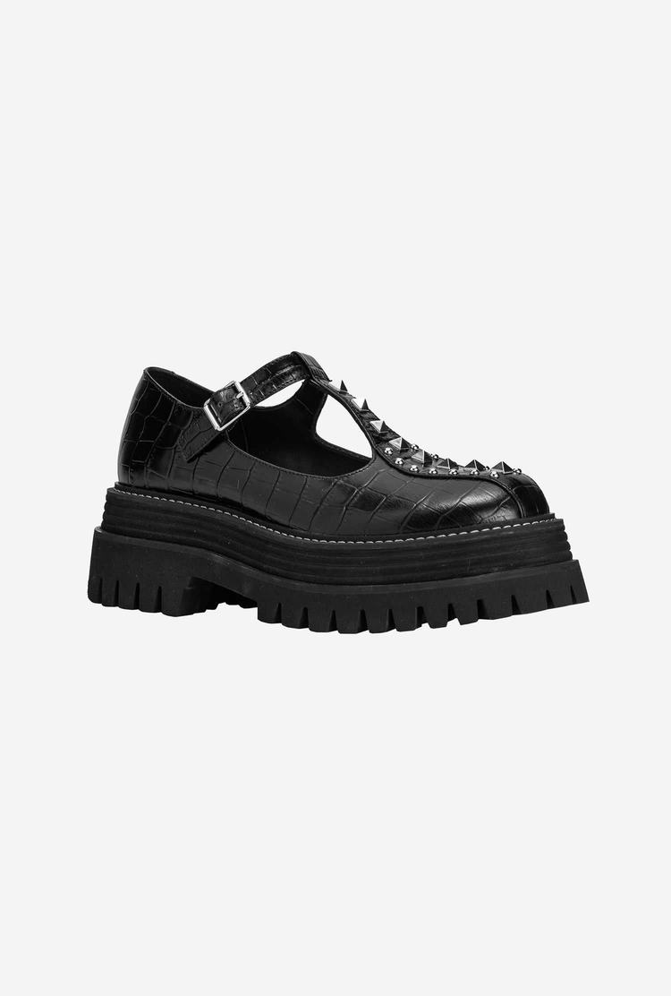 Black Women's Pinko Platform Sneakers | Ireland-03249519