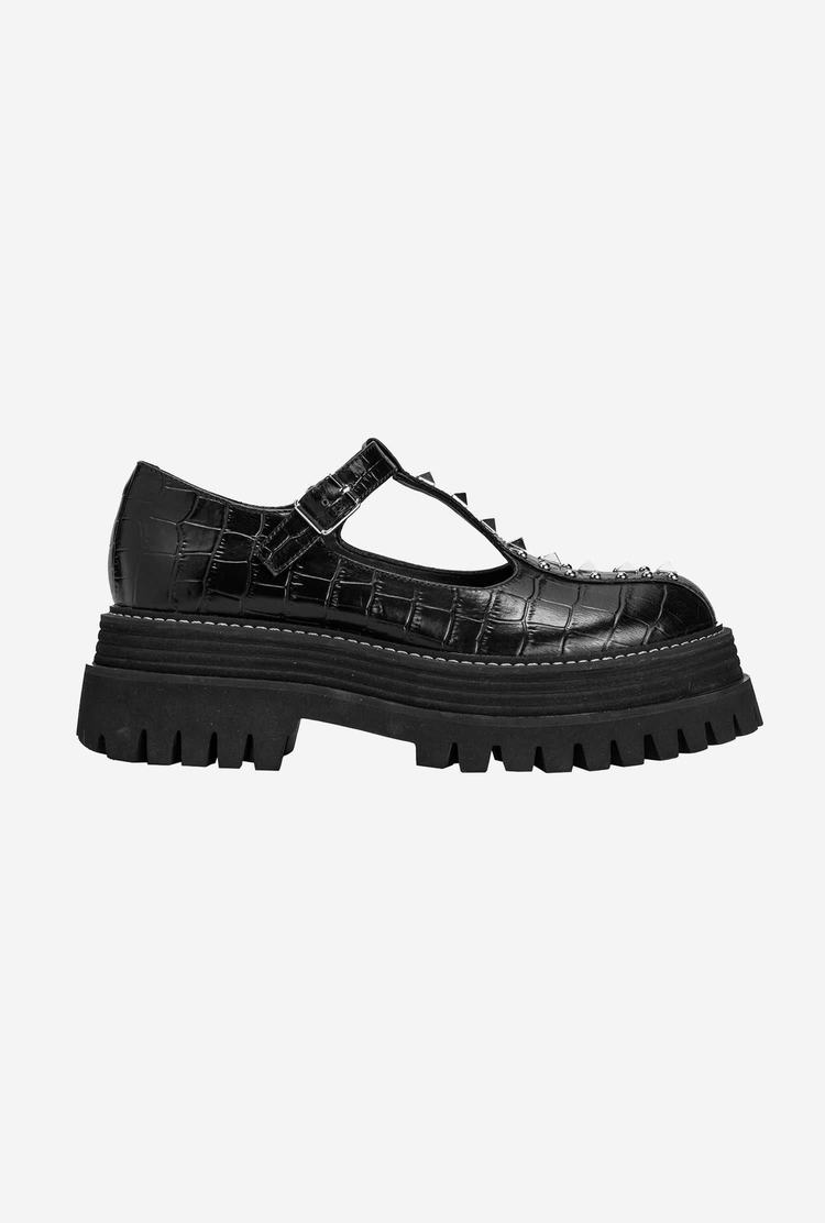 Black Women\'s Pinko Platform Sneakers | Ireland-03249519