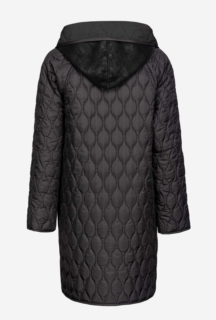 Black Women's Pinko Quilted Coats | Ireland-21089649