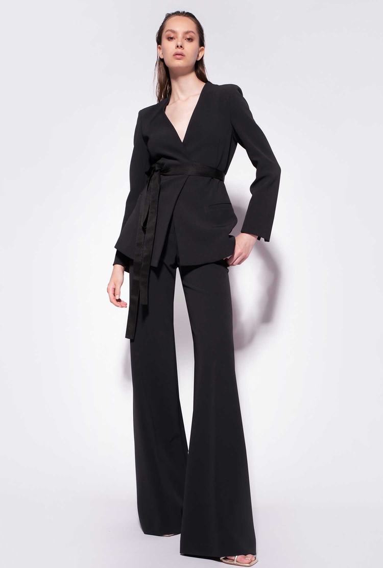 Black Women's Pinko Ribbons Blazers | Ireland-62781499