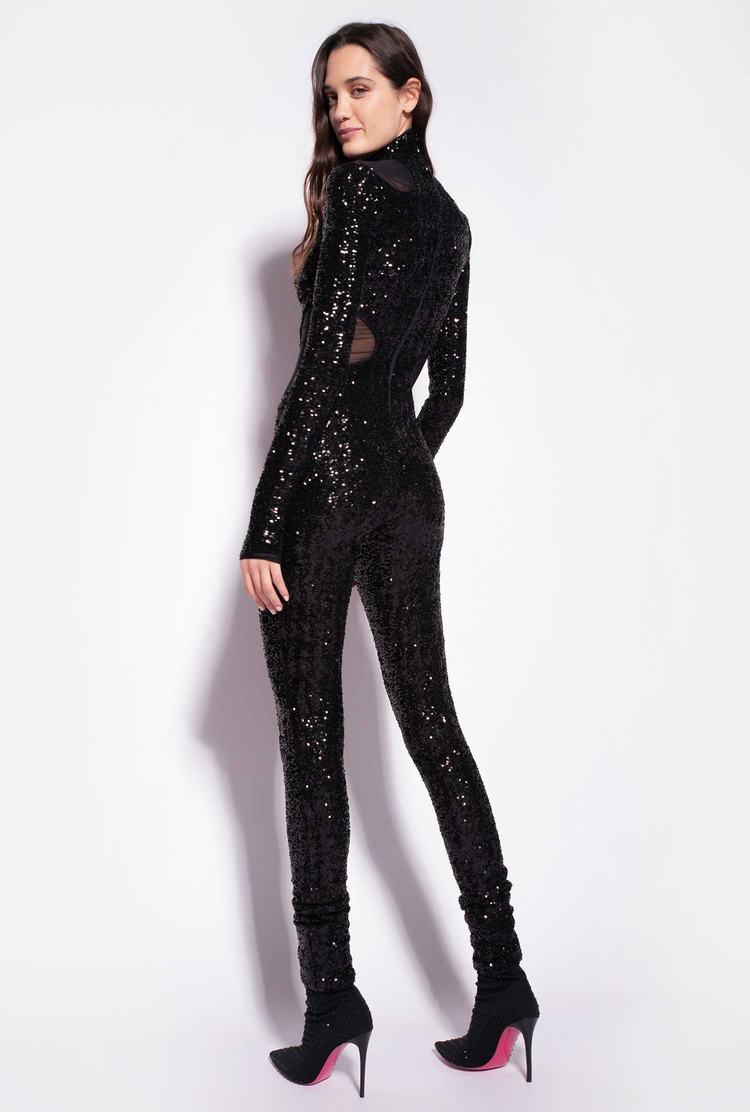 Black Women's Pinko Sequins Dress | Ireland-90648379