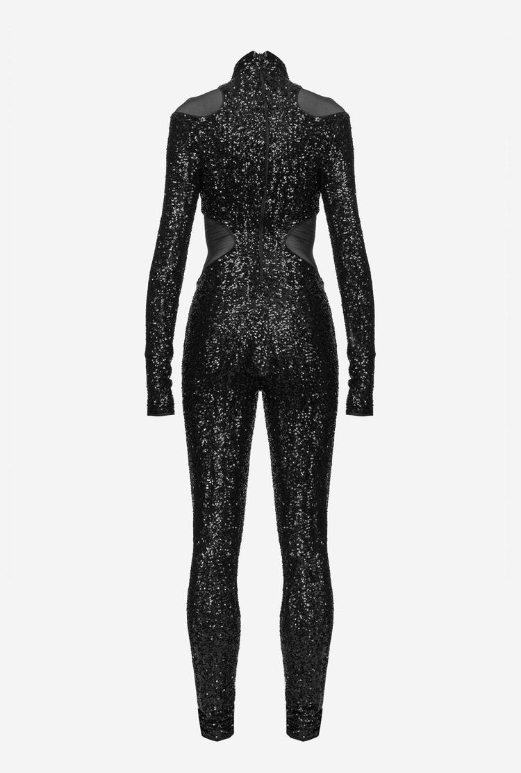 Black Women's Pinko Sequins Dress | Ireland-90648379