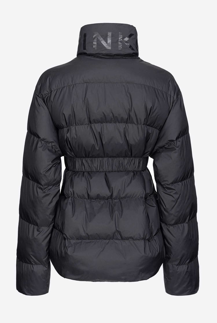 Black Women's Pinko Short Down Jackets | Ireland-89274609