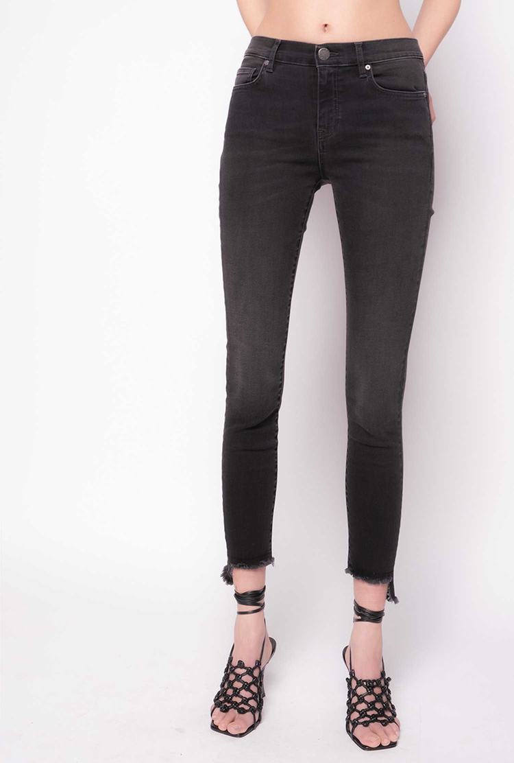 Black Women's Pinko Skinny Black Stretch Denim Jeans | Ireland-73029189