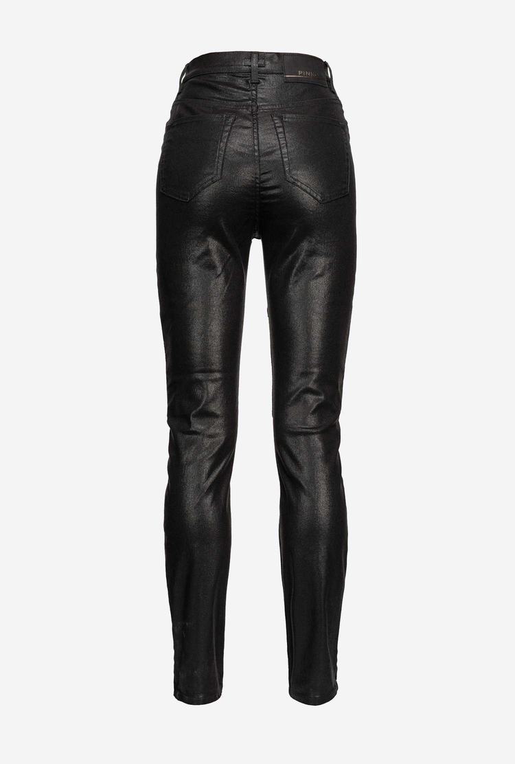 Black Women's Pinko Skinny Pants | Ireland-24709839