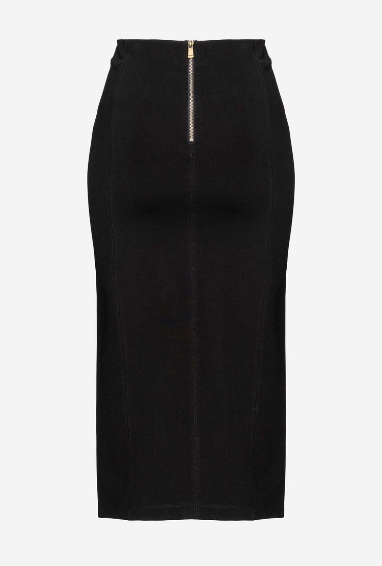 Black Women's Pinko Slit Skirts | Ireland-08731599