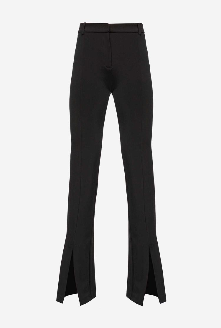 Black Women's Pinko Split Pants | Ireland-62431509