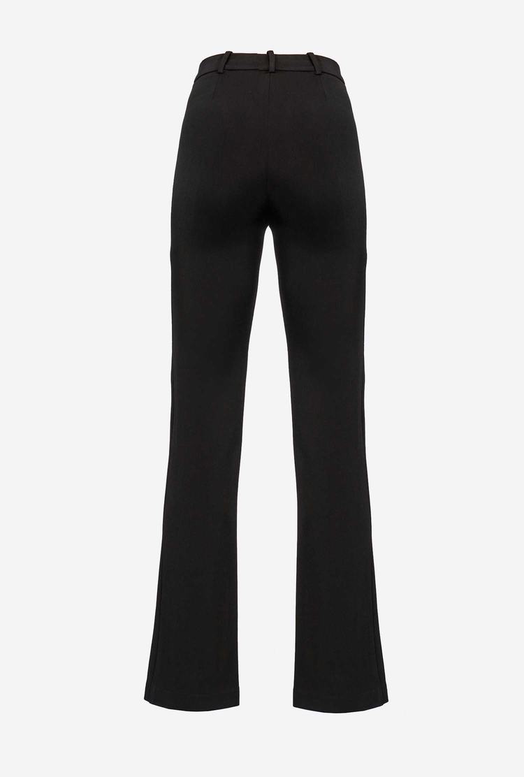 Black Women's Pinko Split Pants | Ireland-62431509