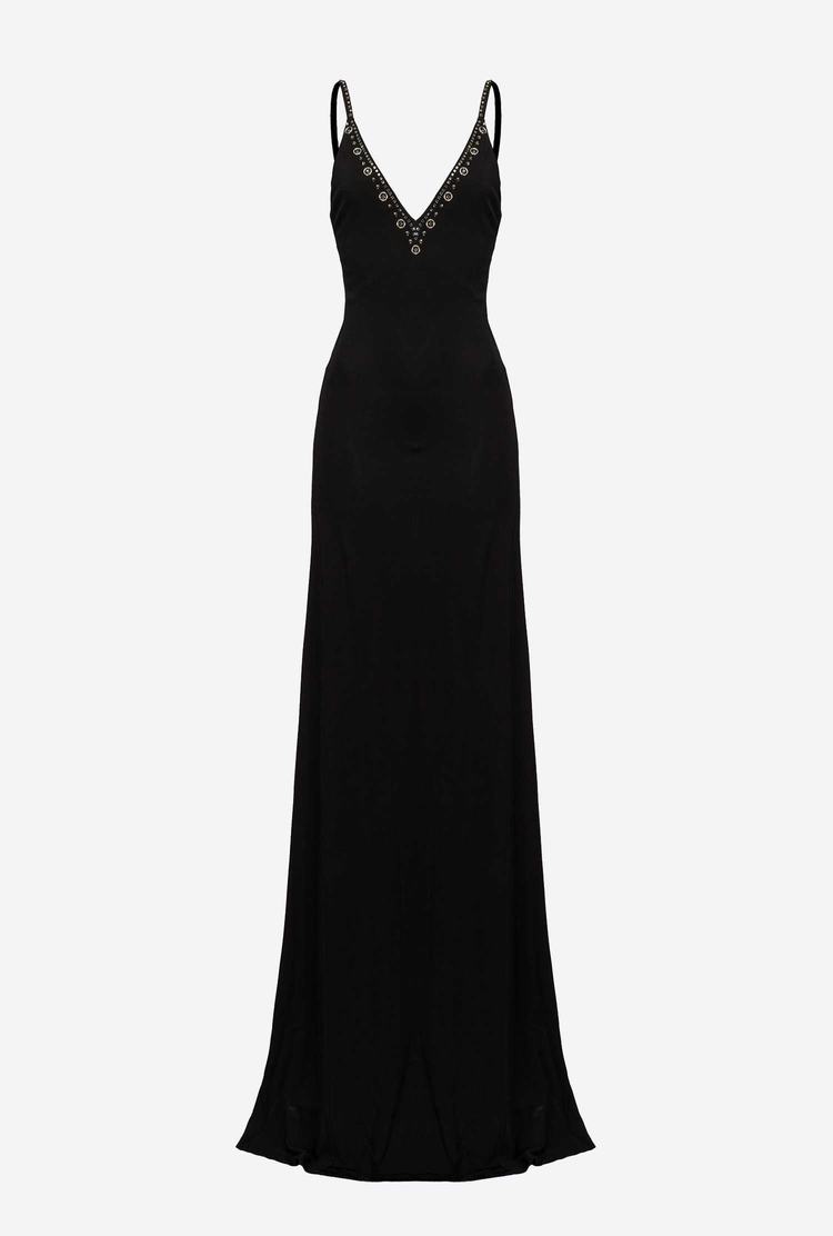 Black Women's Pinko Studs Dress | Ireland-72639549