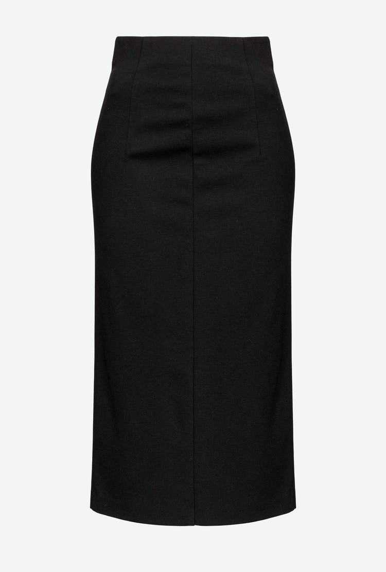 Black Women's Pinko Zip Skirts | Ireland-42613089