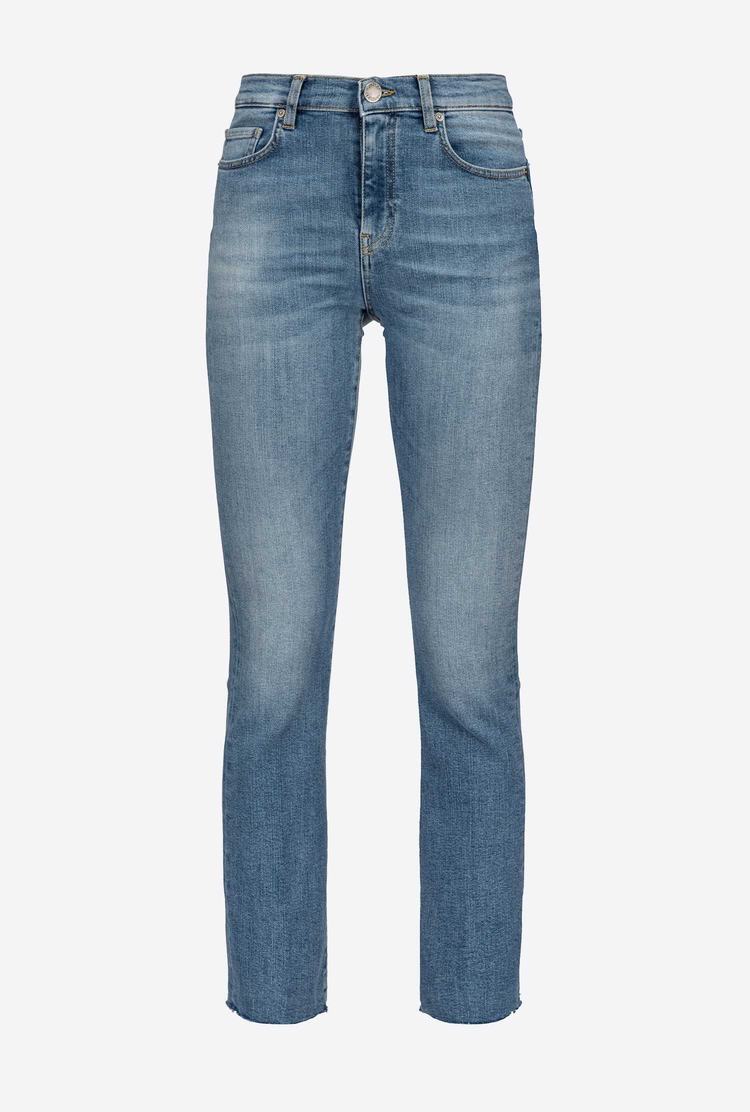 Blue Women's Pinko Boot-cut Ankle-length Jeans | Ireland-54273919