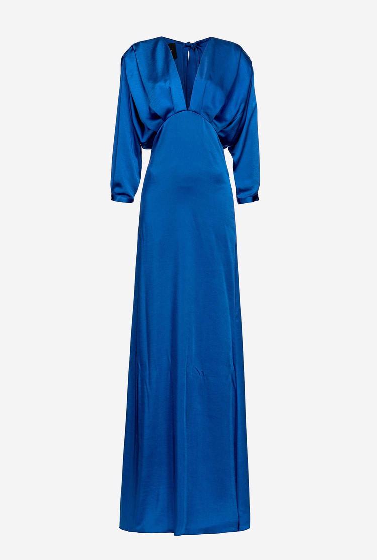 Blue Women's Pinko Bow Dress | Ireland-41037299