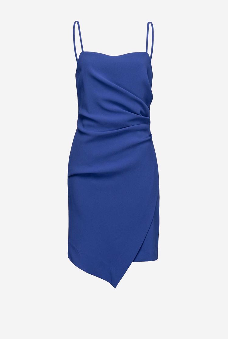 Blue Women's Pinko Draping Dress | Ireland-27358099