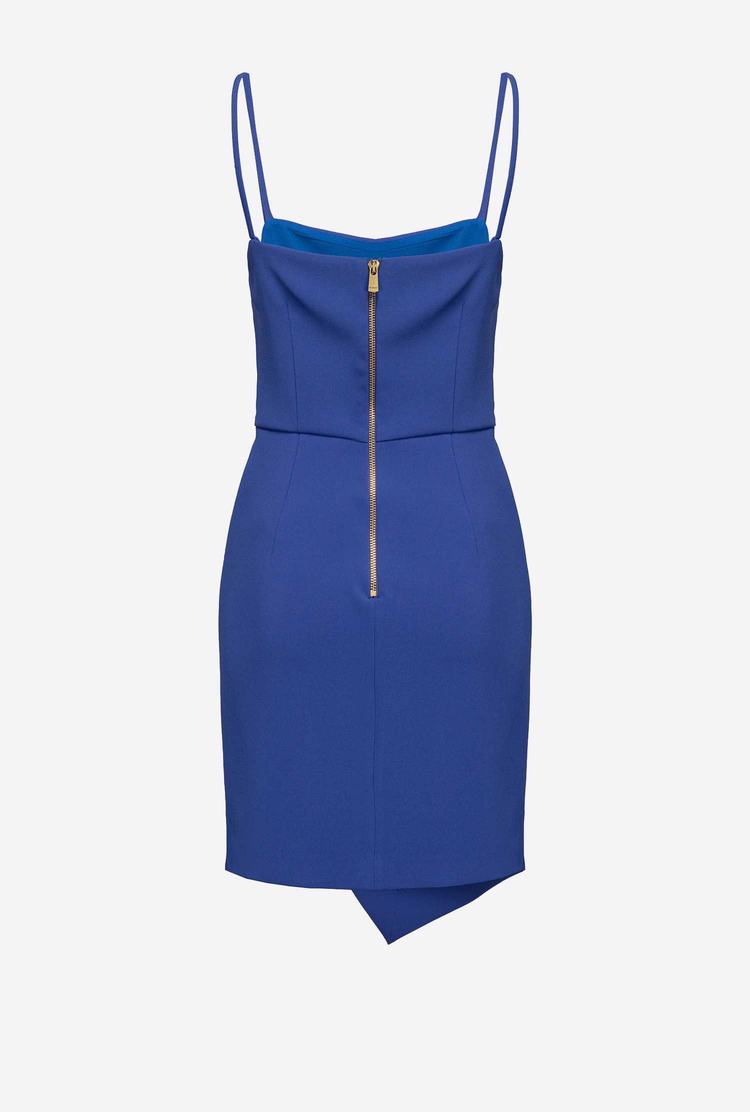 Blue Women's Pinko Draping Dress | Ireland-27358099