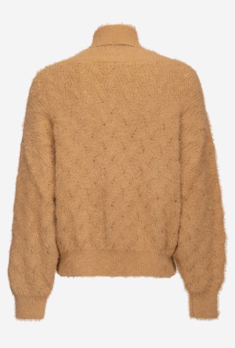 Brown Beige Women's Pinko Openwork Pullover | Ireland-58734699