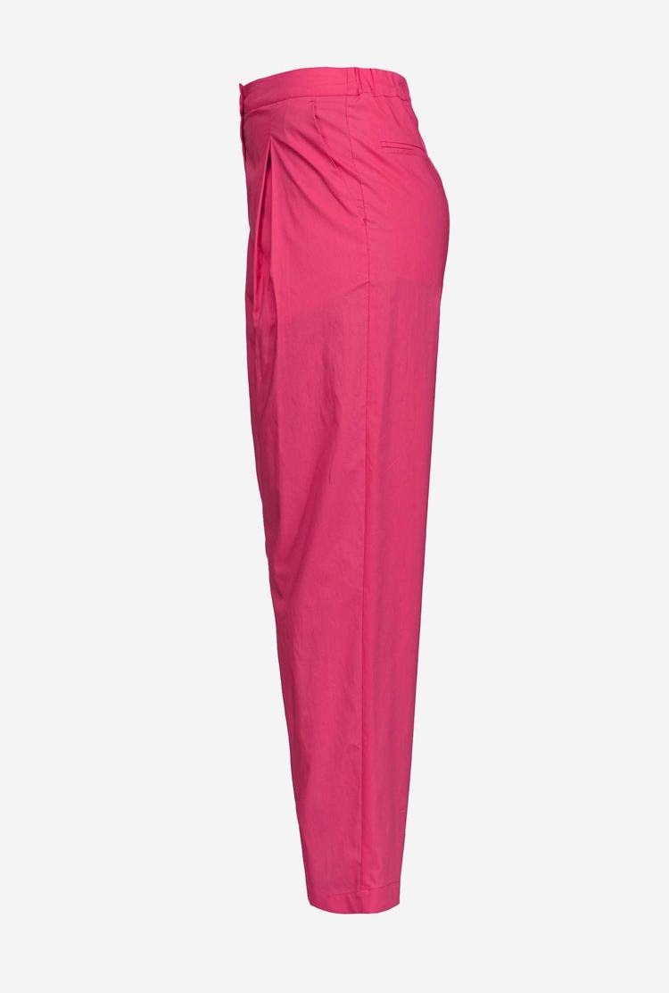 Burgundy Women's Pinko Darts Pants | Ireland-01285349