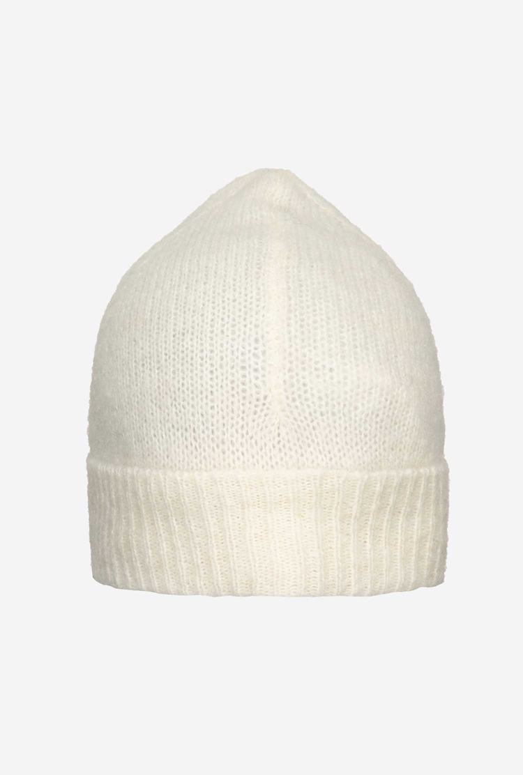 Cream/Black Women's Pinko Alpaca-blend Beanie | Ireland-31425909