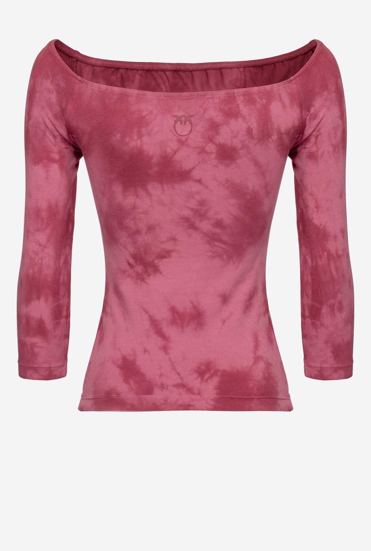 Fuchsia Women's Pinko 3/4 Sleeves Sweaters | Ireland-80731659