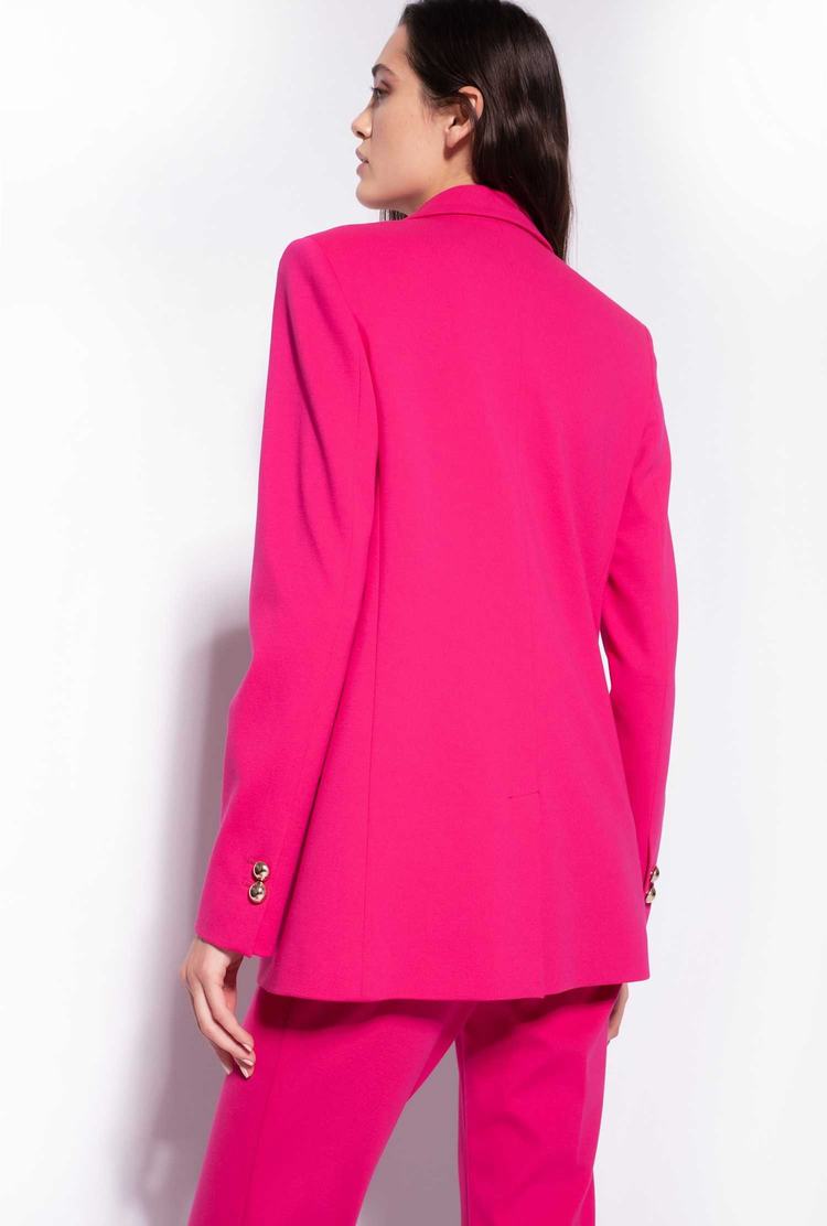 Fuchsia Women's Pinko Milano-knit Blazers | Ireland-21036479