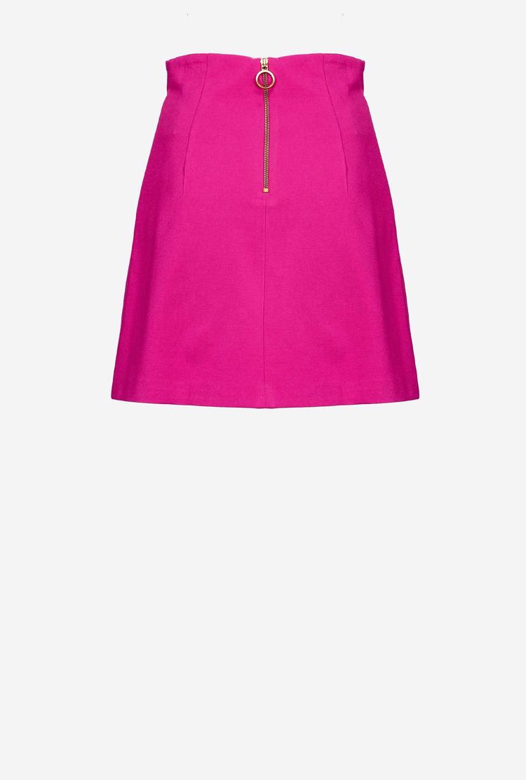 Fuchsia Women's Pinko Slit Skirts | Ireland-20863519