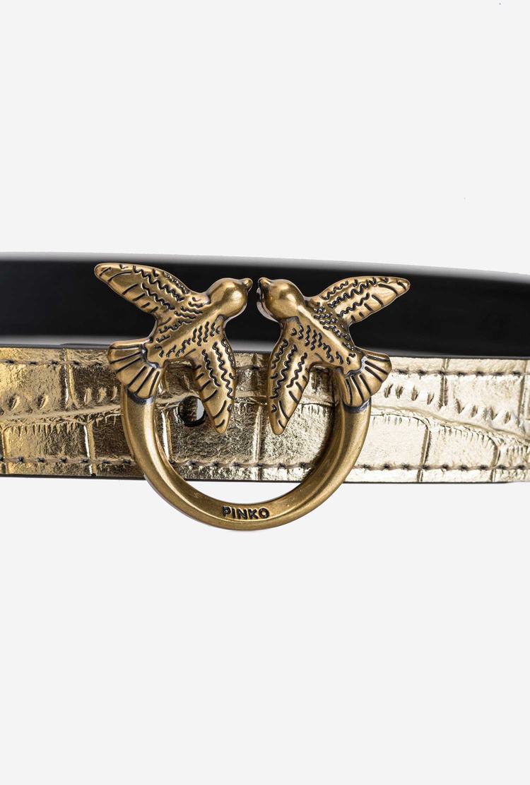 Gold Women's Pinko Pocket Bag Belts | Ireland-94175039