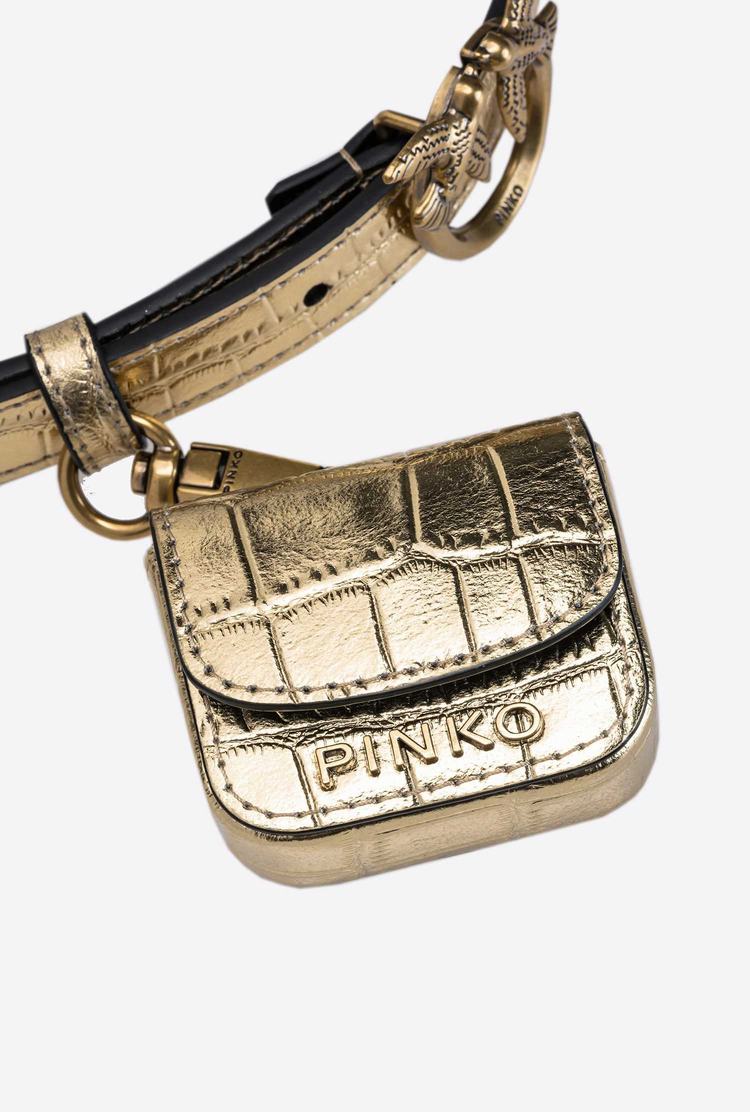 Gold Women's Pinko Pocket Bag Belts | Ireland-94175039