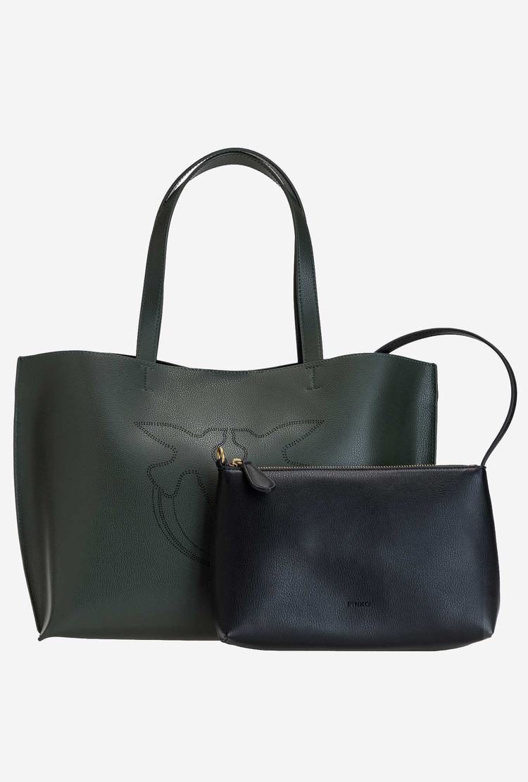 Green Gold Women's Pinko Everyday Shoulder Bags | Ireland-95863749