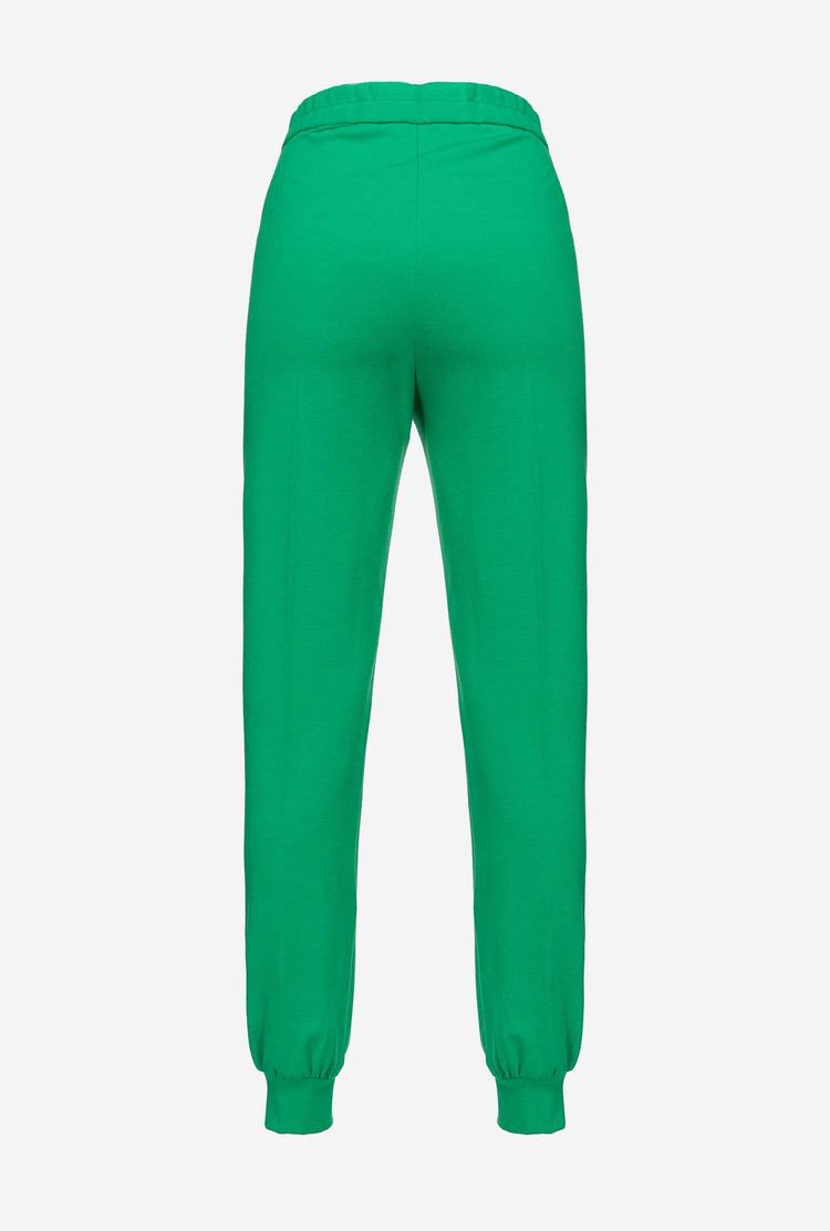 Green Women's Pinko Ankle Cuffs Pants | Ireland-12670859