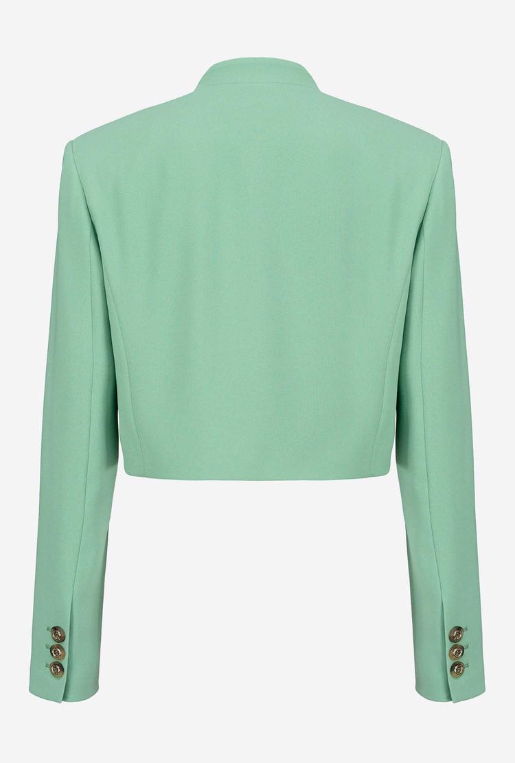 Green Women's Pinko Cropped Blazers | Ireland-86129549