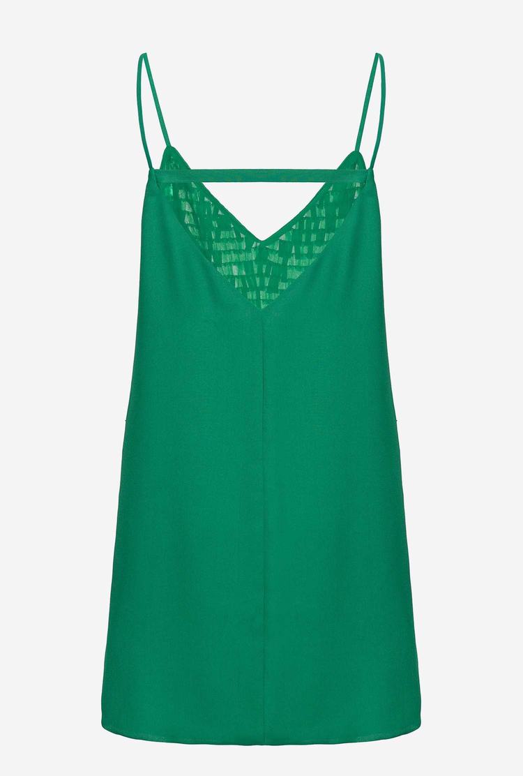 Green Women's Pinko Sequin Fringe Dress | Ireland-24768539