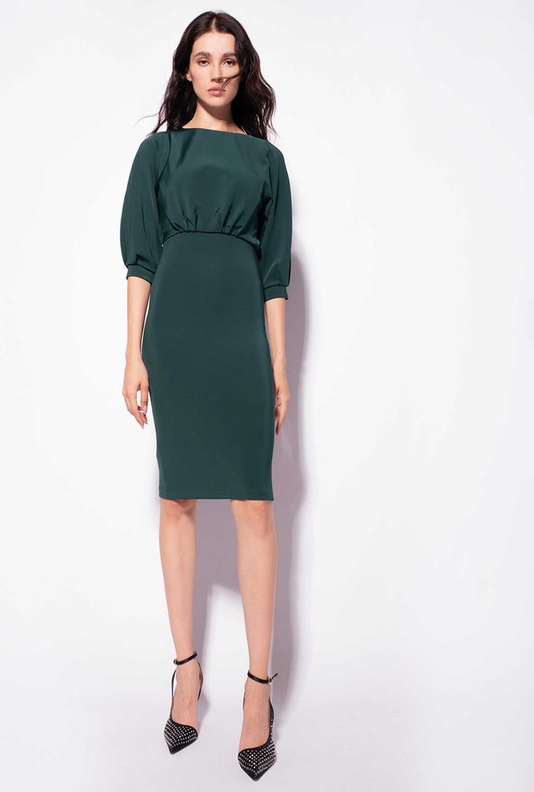 Green Women's Pinko Sheath Dress | Ireland-54271639