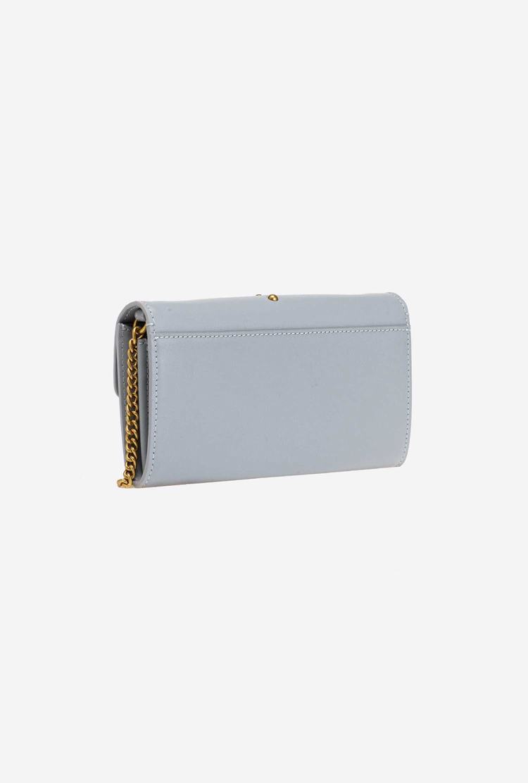 Grey Gold Women's Pinko Love Bag Simply Crossbody Bags | Ireland-13578969