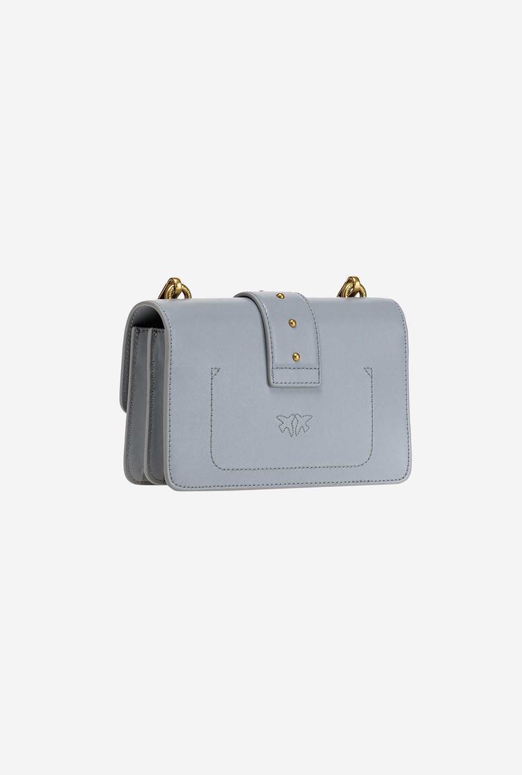 Grey Gold Women's Pinko Mini Love Bag Icon Simply Crossbody Bags | Ireland-94817509